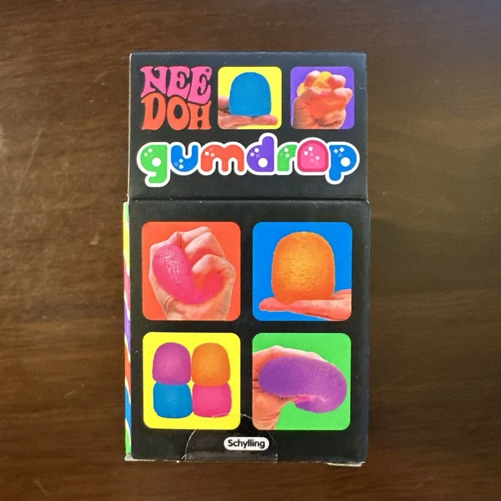 NeeDoh Gumdrop Orange Factory-Sealed 100% Authentic
